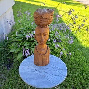 African Bust Statue Togo or Congo